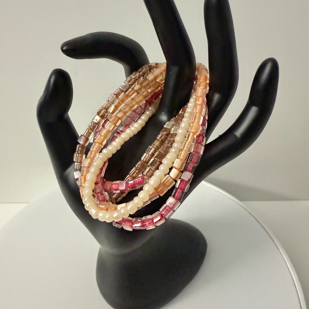 Fun Stackable Stretch Bracelet Set - Picture 5 of 6